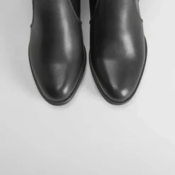 Outlet Botín tacón negro cordón PICCOLA PIU Mujer Botines Tacón