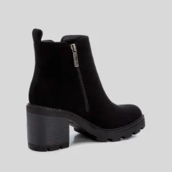 Sale Botín tacón negro Mujer Botines Tacón