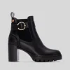 New Botín tacón plataforma negro Mujer Botines Tacón|Botines Plataforma