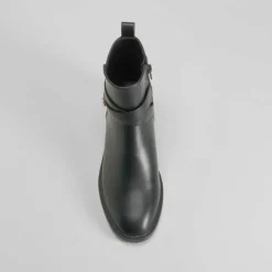 Outlet Botín tacón tapa negro PICCOLA PIU Mujer Botines Tacón