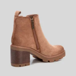 Hot Botín tacón taupe Mujer Botines Tacón