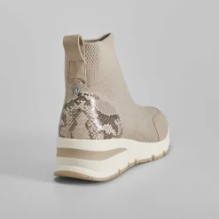 Online Botín talón snake Shock Absorber beige Mujer Botines Planos