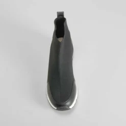 Clearance Botín talón snake Shock Absorber negro Mujer Botines Planos