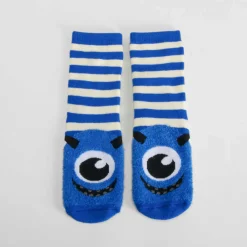 Discount Calcetín antideslizante monstruo azul Calcetines