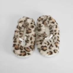 Clearance Calcetín slipper antideslizante leopardo Calcetines