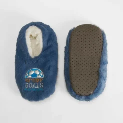 New Calcetín slipper antideslizante fútbol azul Calcetines