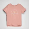 Clearance Camiseta rosa alas mujer Ropa Y Téxtil