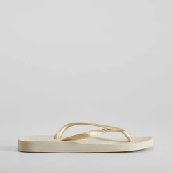 Best Chancla de dedo anatómica beige Mujer Chanclas