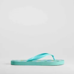 Online Chancla de dedo corazones y verde Chanclas