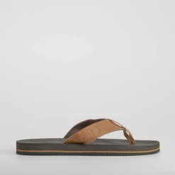 New Chancla de dedo marrón Hombre Sandalias Playa