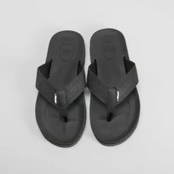 Clearance Chancla de dedo negra Hombre Sandalias Playa