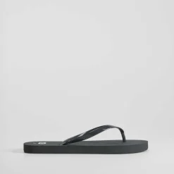 Best Chancla de dedo negra Mujer Chanclas