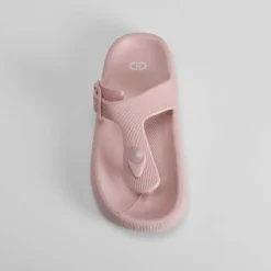 Hot Chancla de dedo rosa Mujer Chanclas