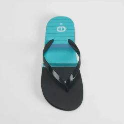 Sale Chancla de dedo tricolor negra y azul Chanclas