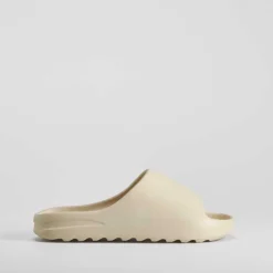 Best Chancla de playa piso dentado beige Mujer Chanclas