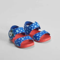 Online Chancla de playa velcro bebé azul Chanclas
