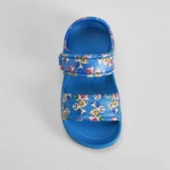 Online Chancla de playa velcro tiburones azul Chanclas