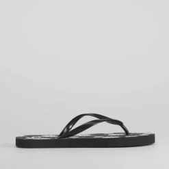 Best Chancla margaritas negra DRIVE Mujer Chanclas