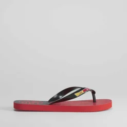 Best Chancla roja y negra Chanclas