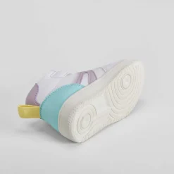 Discount Deportiva alta bebé blanca y color Zapatillas Deportivas