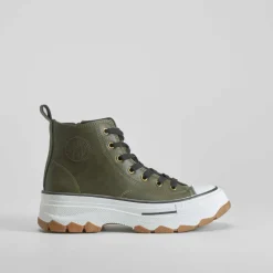 Best Deportiva alta chunky verde Mujer Zapatillas Altas