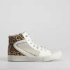 Best Deportiva alta leopardo multicolor Mujer Zapatillas Altas
