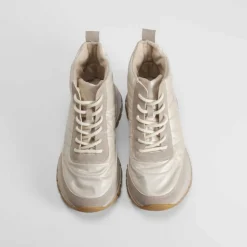 Discount Deportiva alta Soft Insock nylon beige Mujer Zapatillas Altas