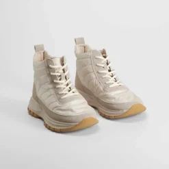 Discount Deportiva alta Soft Insock nylon beige Mujer Zapatillas Altas