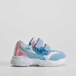 Discount Deportiva azul infantil con velcro Zapatillas Deportivas