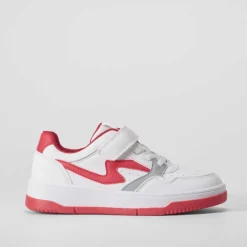 Best Deportiva basket low blanca y roja Zapatillas Deportivas