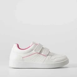 Deportiva blanca y rosa Zapatillas Deportivas