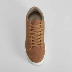 Online Deportiva básica marrón con cordones Hombre Sneakers