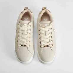 Discount Deportiva casual acolchada beige Mujer Sneakers
