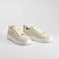 Discount Deportiva casual acolchada beige Mujer Sneakers