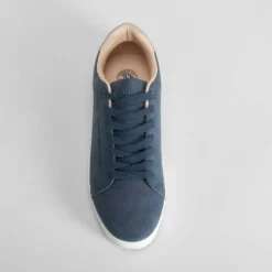 Outlet Deportiva casual azul marino y beige Hombre Sneakers