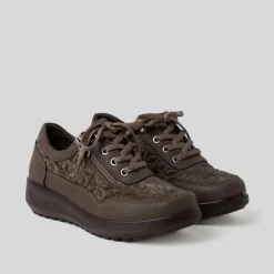 Hot Deportiva casual bordados taupe Mujer Sneakers