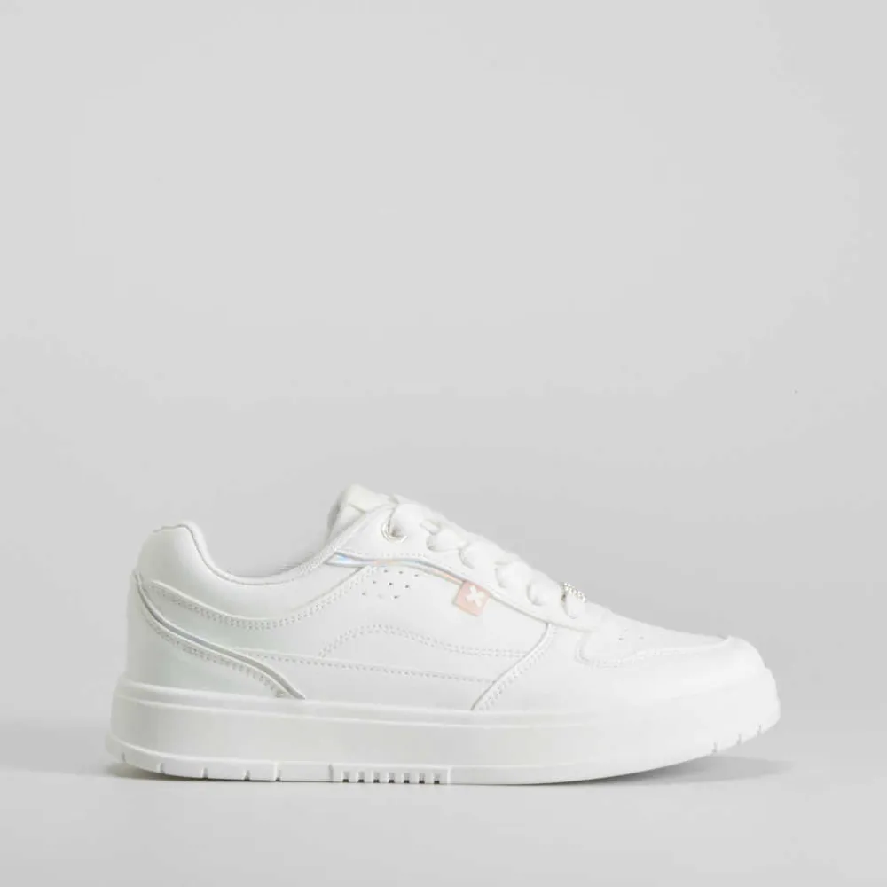 Deportiva casual color blanco Mujer Sneakers