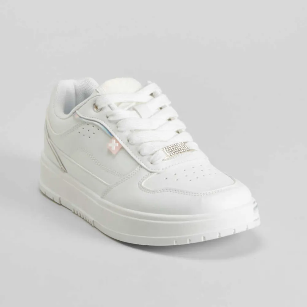 Deportiva casual color blanco Mujer Sneakers