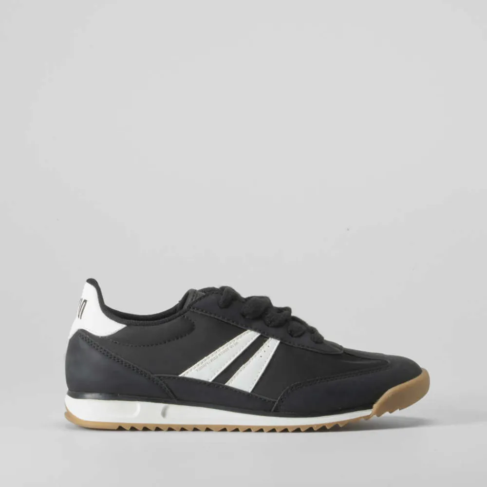 Online Deportiva casual color negro Mujer Básicos X Menos|Sneakers