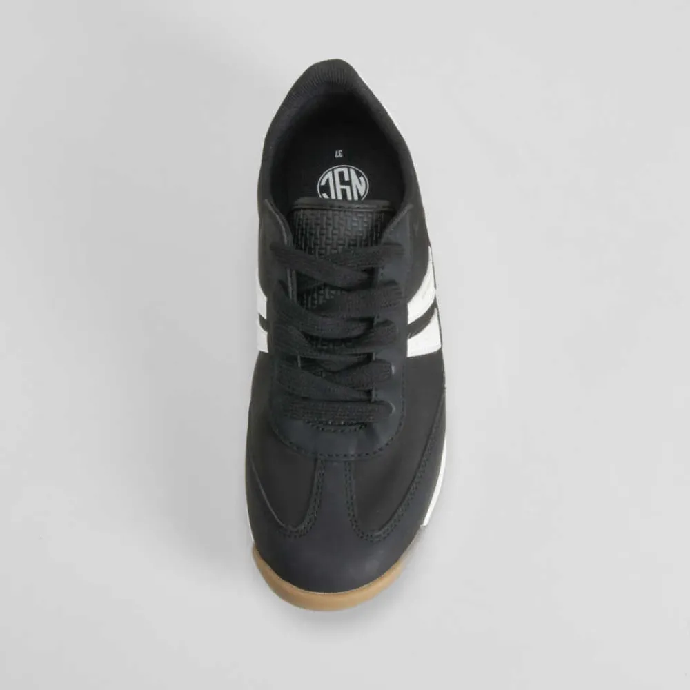 Online Deportiva casual color negro Mujer Básicos X Menos|Sneakers