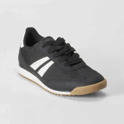 Online Deportiva casual color negro Mujer Básicos X Menos|Sneakers