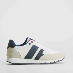 Sale Deportiva casual con cordón blanca Hombre Sneakers