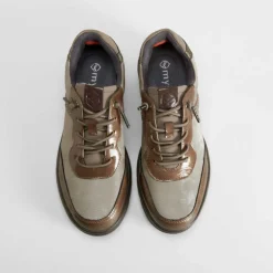 Outlet Deportiva casual cordón taupe Mujer Sneakers