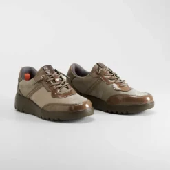 Outlet Deportiva casual cordón taupe Mujer Sneakers