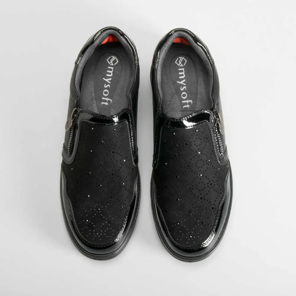 deportiva_casual_cremalle_SKU2kyu7OgYeR_1.webp Online Deportiva casual cremallera negra Mujer Zapatos Confort|Zapatos Planos