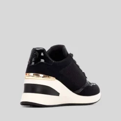 New Deportiva casual cuña negra Mujer Sneakers