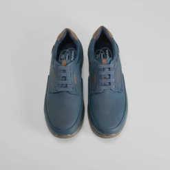 Hot Deportiva casual elásticos azul Hombre Sneakers