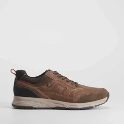 Sale Deportiva casual impermeable marrón Hombre Sneakers