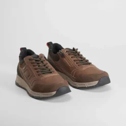 Sale Deportiva casual impermeable marrón Hombre Sneakers
