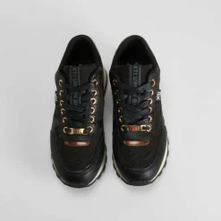 Online Deportiva casual negra Mujer Sneakers